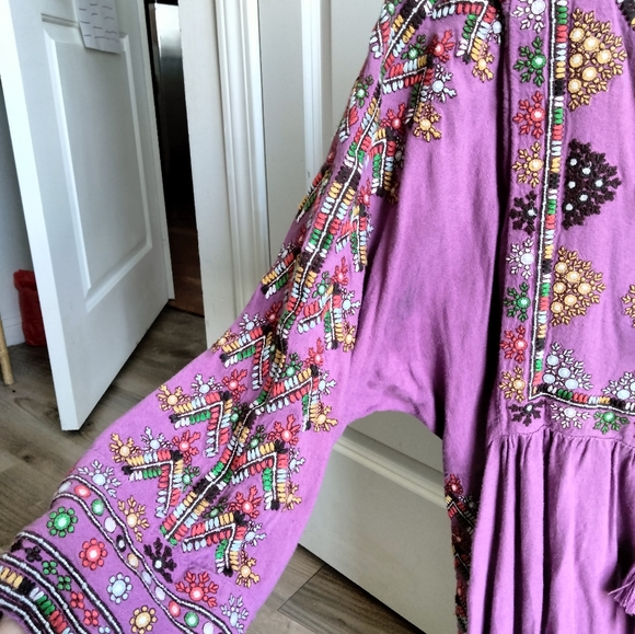 XS Embroidered Free People tunic dress - Picture 6 of 11